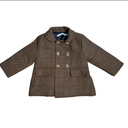 Chaquetón Escocia cuadros Marrón 